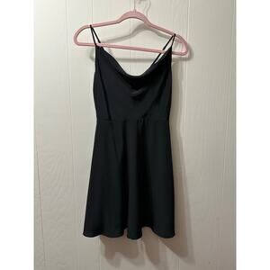 Lola Grace Little Black Dress Lined Size Small Adjustable Straps